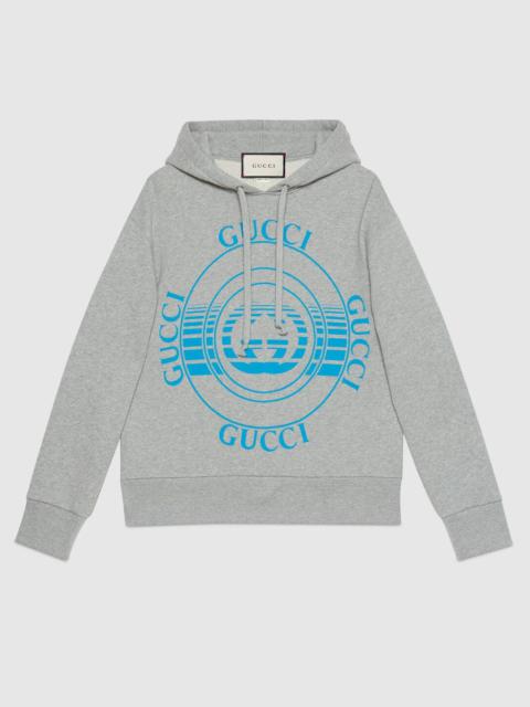 Gucci disk print oversize sweatshirt