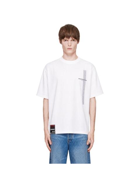 Alexander Wang White Short Sleeve Flasher Graphic T-shirt