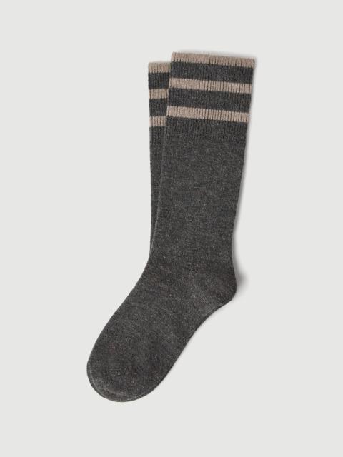 Brunello Cucinelli Sparkling cashmere knit socks