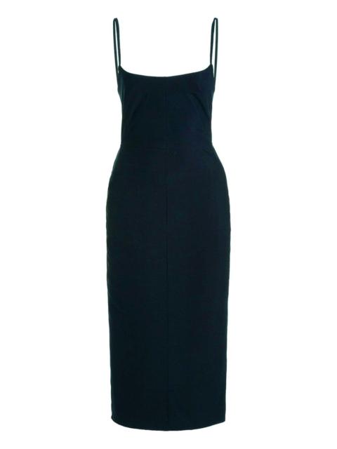 CIAO LUCIA! Sabina open-back midi dress