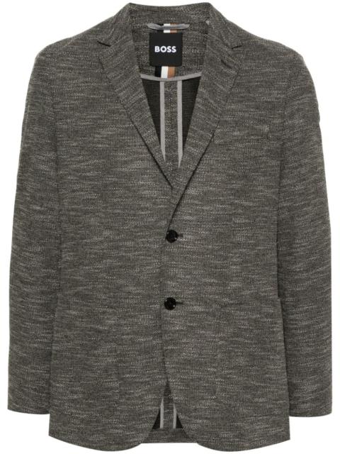 BOSS mÃ©lange-effect blazer