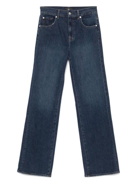 7 For All Mankind bleached-effect jeans
