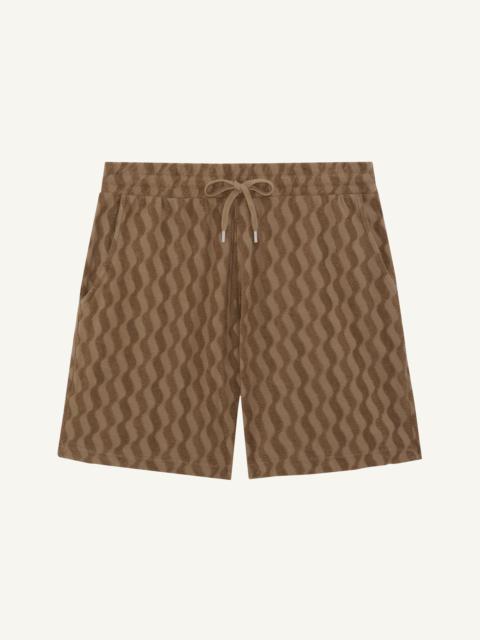 FRESCOBOL CARIOCA AUGUSTO TERRY COTTON SHORTS