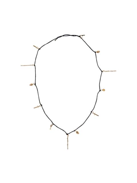 GABRIELA HEARST Charm Necklace black