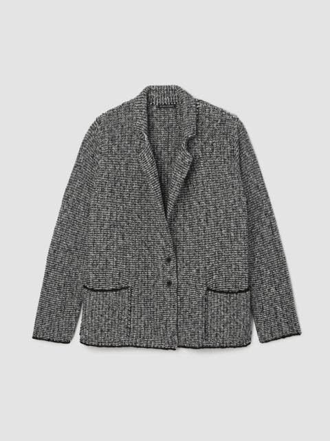 EILEEN FISHER Peruvian Cotton Cloud Notch Collar Jacket