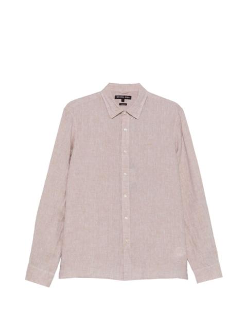 MICHAEL KORS logo-embroidered shirt