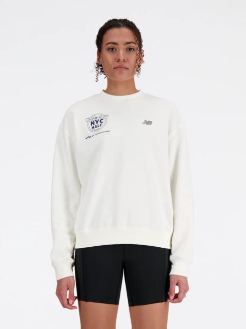 New Balance United Airlines NYC Half French Terry Crew