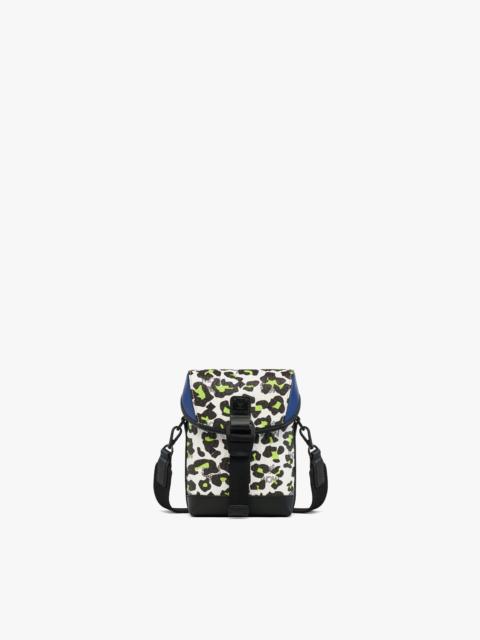 MCM Aren N/S Crossbody in Leopard Visetos