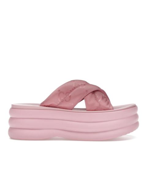 GUCCI Gucci GG Platform Slide Pink (Women's)