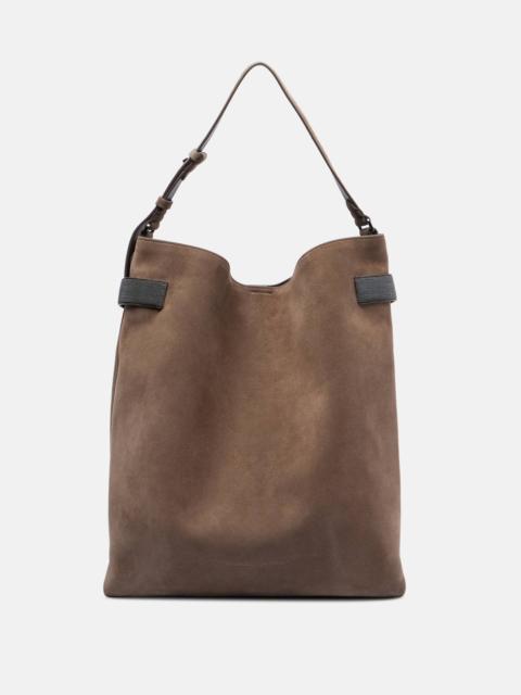 Brunello Cucinelli Suede shoulder bag
