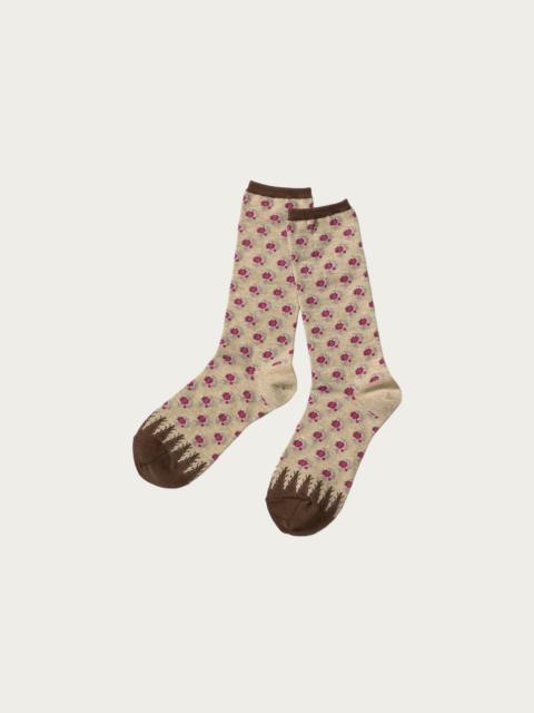 Kapital 144 Yarns CALICO Socks - Beige