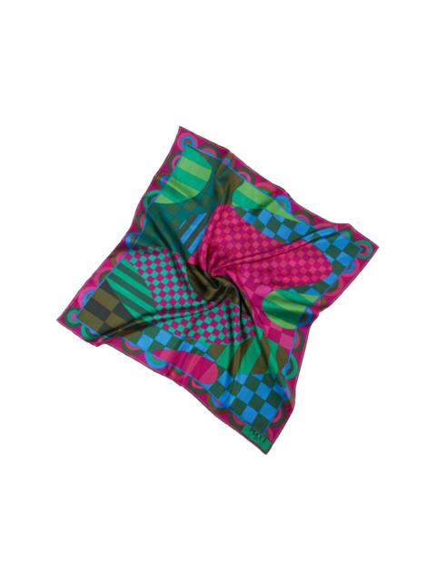 PUCCI Marmo-print silk scarf