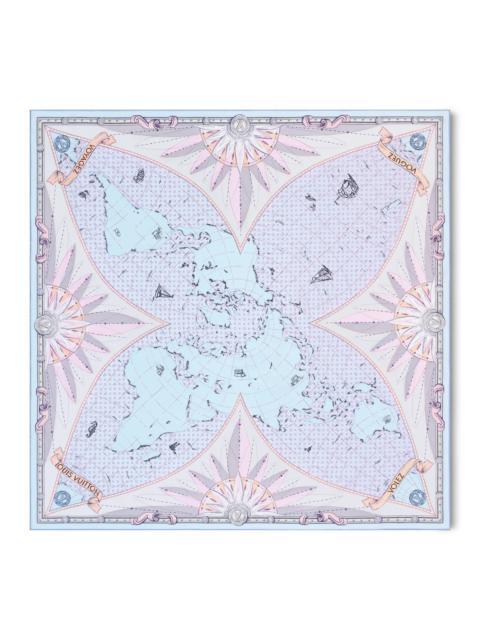 Louis Vuitton LV Map Square 90