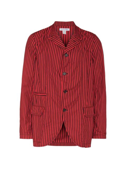 Comme des Garçons SHIRT striped single-breasted blazer