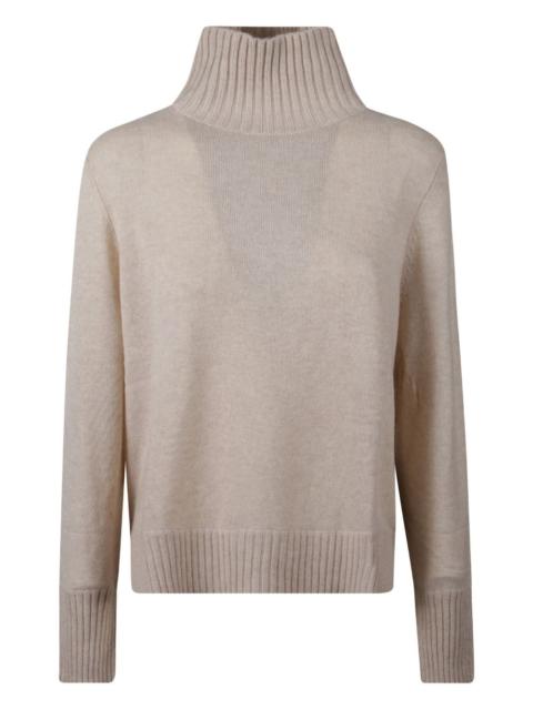 Allude turtleneck long-sleeve sweater