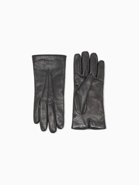 GIORGIO ARMANI Nappa-leather gloves