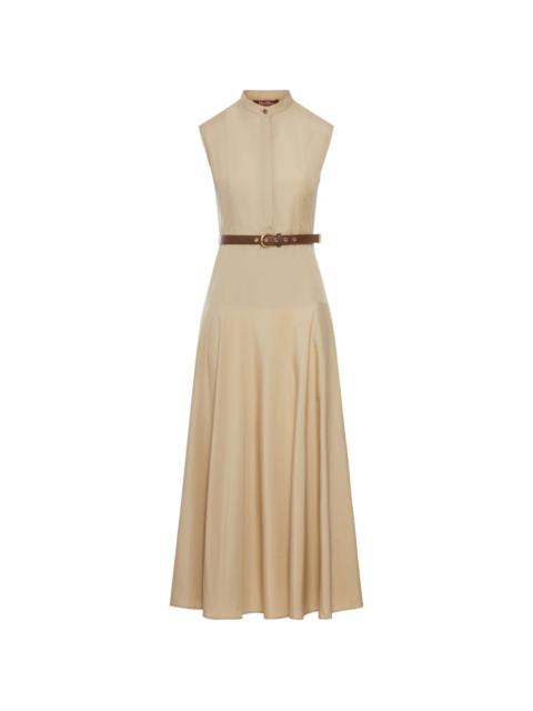 Max Mara belted maxi dress