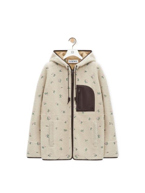 Loewe Hooded jacket in shearling
