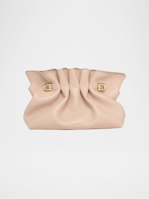 FERRAGAMO Small Gancio Piercing Shoulder Bag