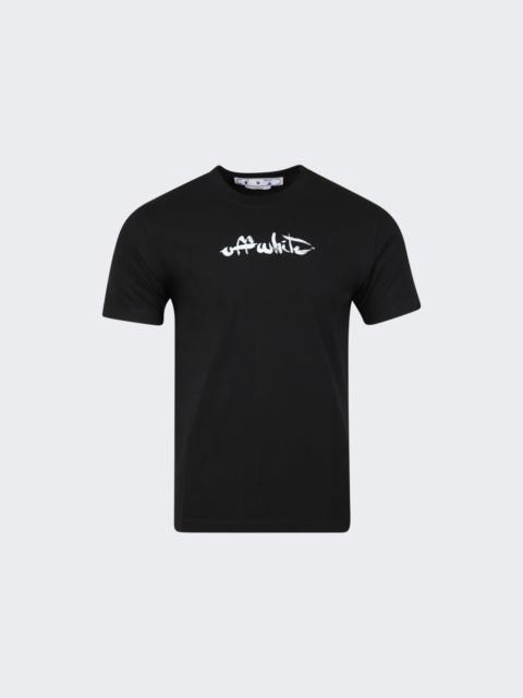 Off-White Paint Arrow Slim Short Sleeve T-Shirt Black and White
