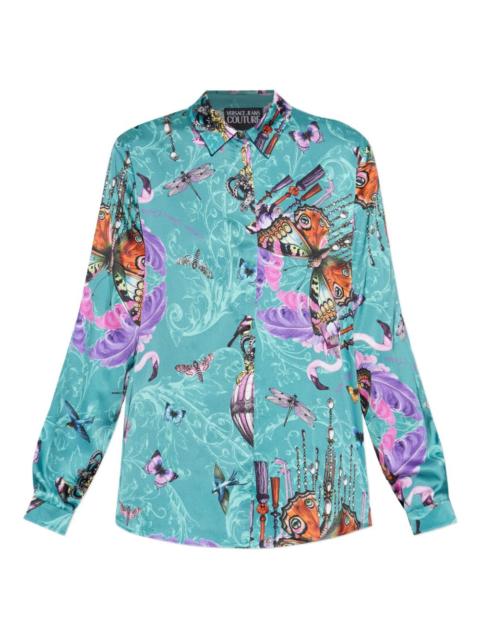 VERSACE JEANS COUTURE paisley-print shirt