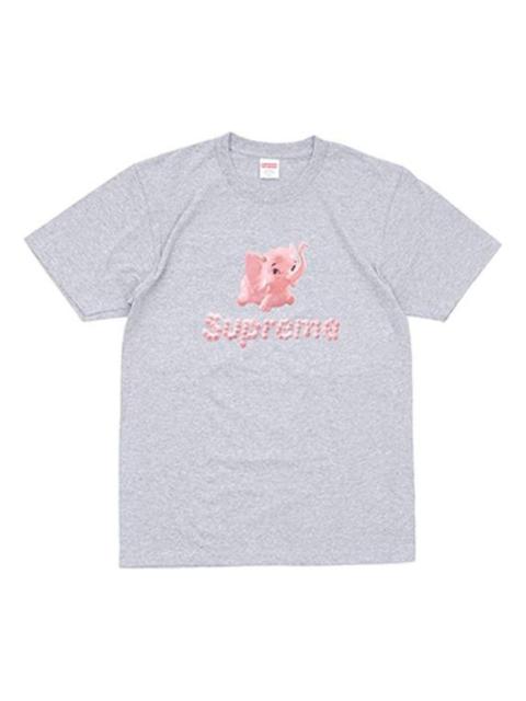Supreme Supreme SS17 Elephant Tee Grey Small Short Sleeve Unisex Gray SUP-SS17-315