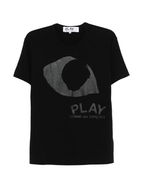 Comme des Garçons PLAY Split Eye SS Tee "Black" AZ T192 051 1 4