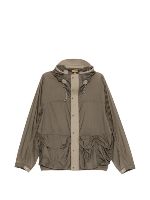 Ten C hooded panelled jacket