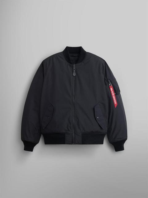 ALPHA INDUSTRIES REVERSIBLE ONION QUILTED MA-1 BOMBER JACKET
