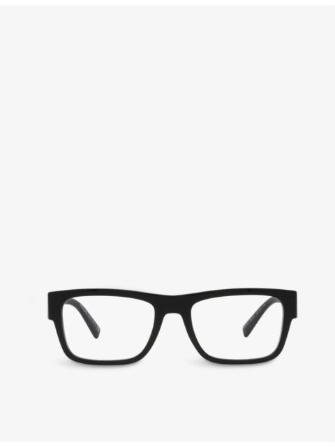 Prada PR 15YV acetate square-frame glasses