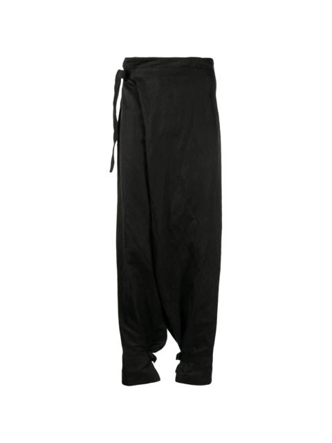 The Morris wide-leg trousers