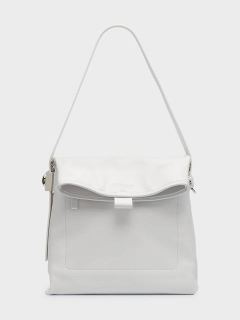 Off-White Booster Medium Leather Shoulder Bag