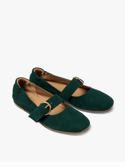 beek Cardinal Suede Mary Jane Ballet Shoe