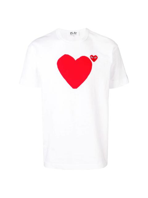 logo heart printed T-shirt