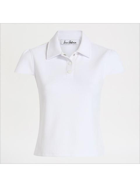 Sam Edelman Puff Short Sleeve Polo