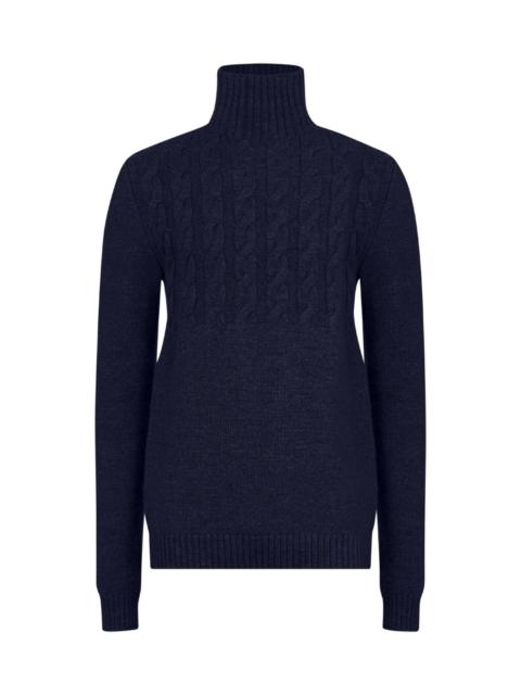 Maison Margiela HIGH-NECK VIRGIN-WOOL SWEATER