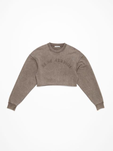 Acne Studios Logo sweater - Taupe Brown