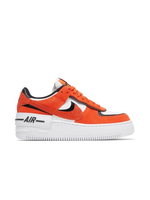 Wmns Air Force 1 Shadow 'Cracked Leather - Rush Orange'