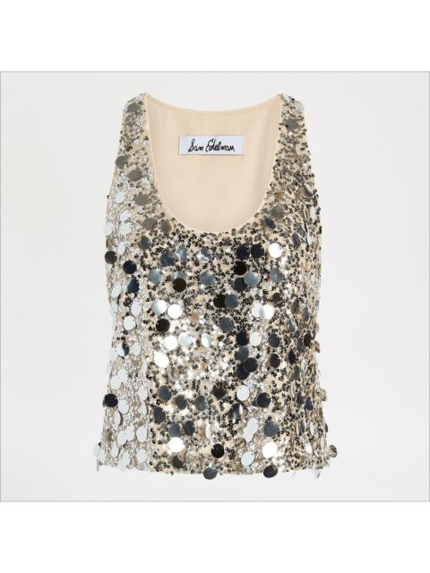 Sam Edelman Sequin U Neck Tank