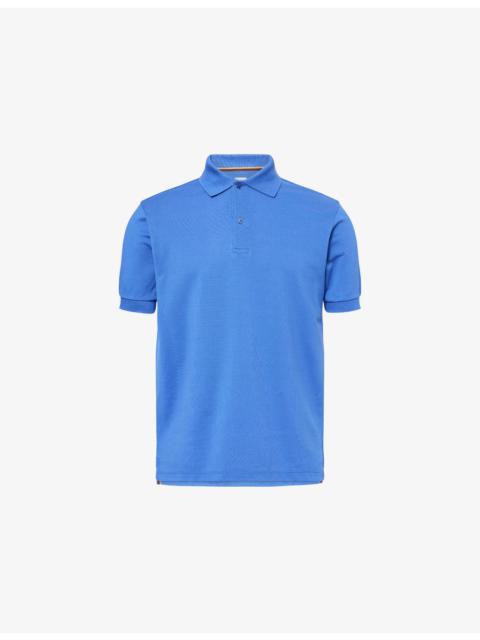 Paul Smith Charm-Button Short-Sleeve Cotton Polo Shirt