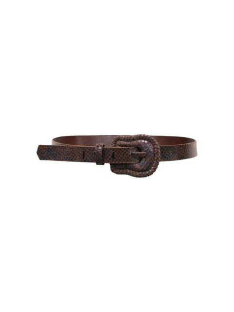 Johanna Ortiz Harbor Hues Leather Belt brown