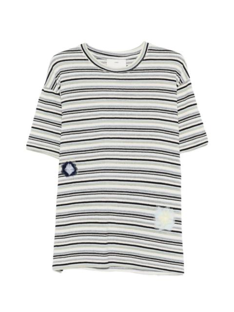 Song for the Mute striped-pattern T-shirt