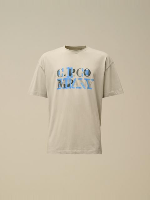 C.P. Company 30/1 Jersey Blurred Logo T-Shirt