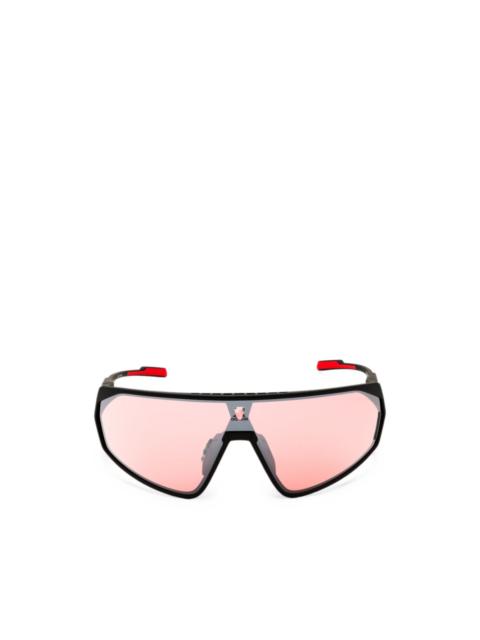 adidas shield-frame sunglasses