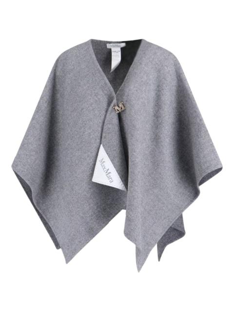 Max Mara logo-plaque cape