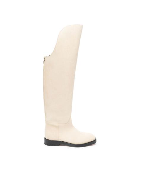 DURAZZI MILANO suede riding boots