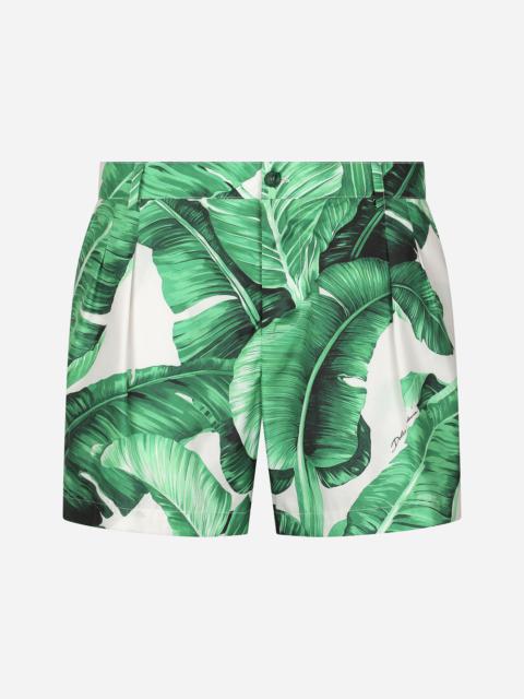 Dolce & Gabbana Swim shorts with banana tree print
