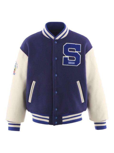 SAINT M×××××× Sega appliqué varsity jacket
