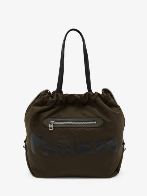 Alexander McQueen The Bundle Tote in Khaki