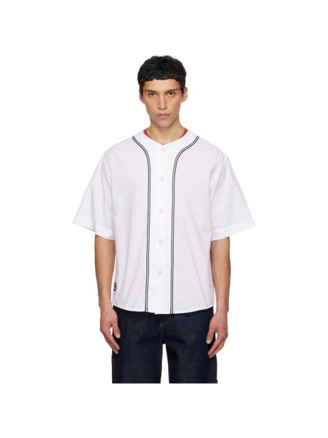 KENZO White Kenzo Paris 'Boke Flower 2.0' Baseball Shirt